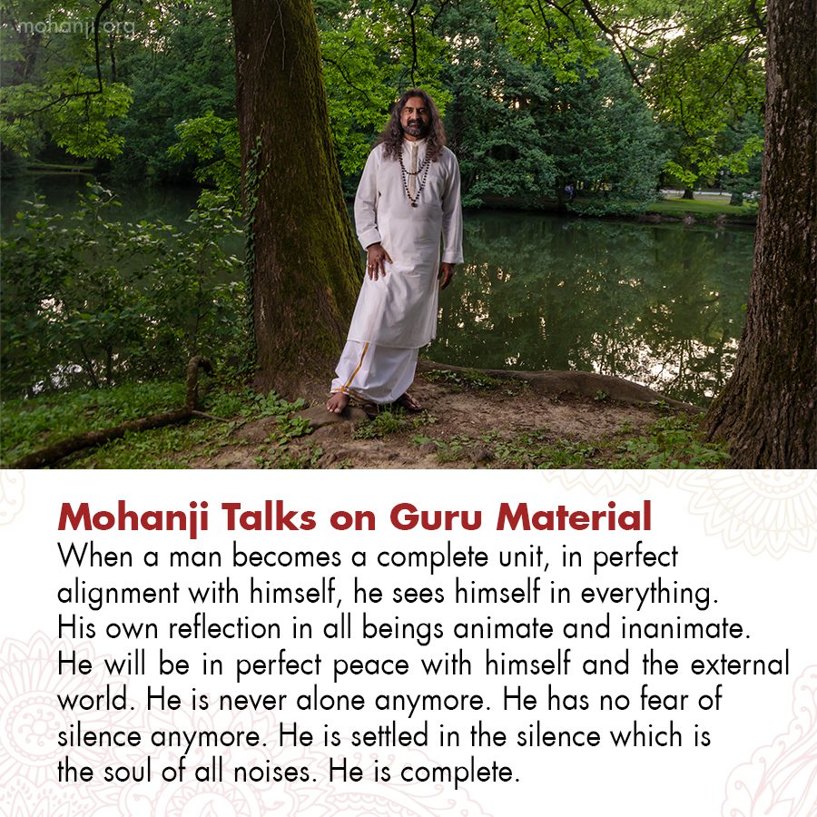 Mohanji quote - Guru material