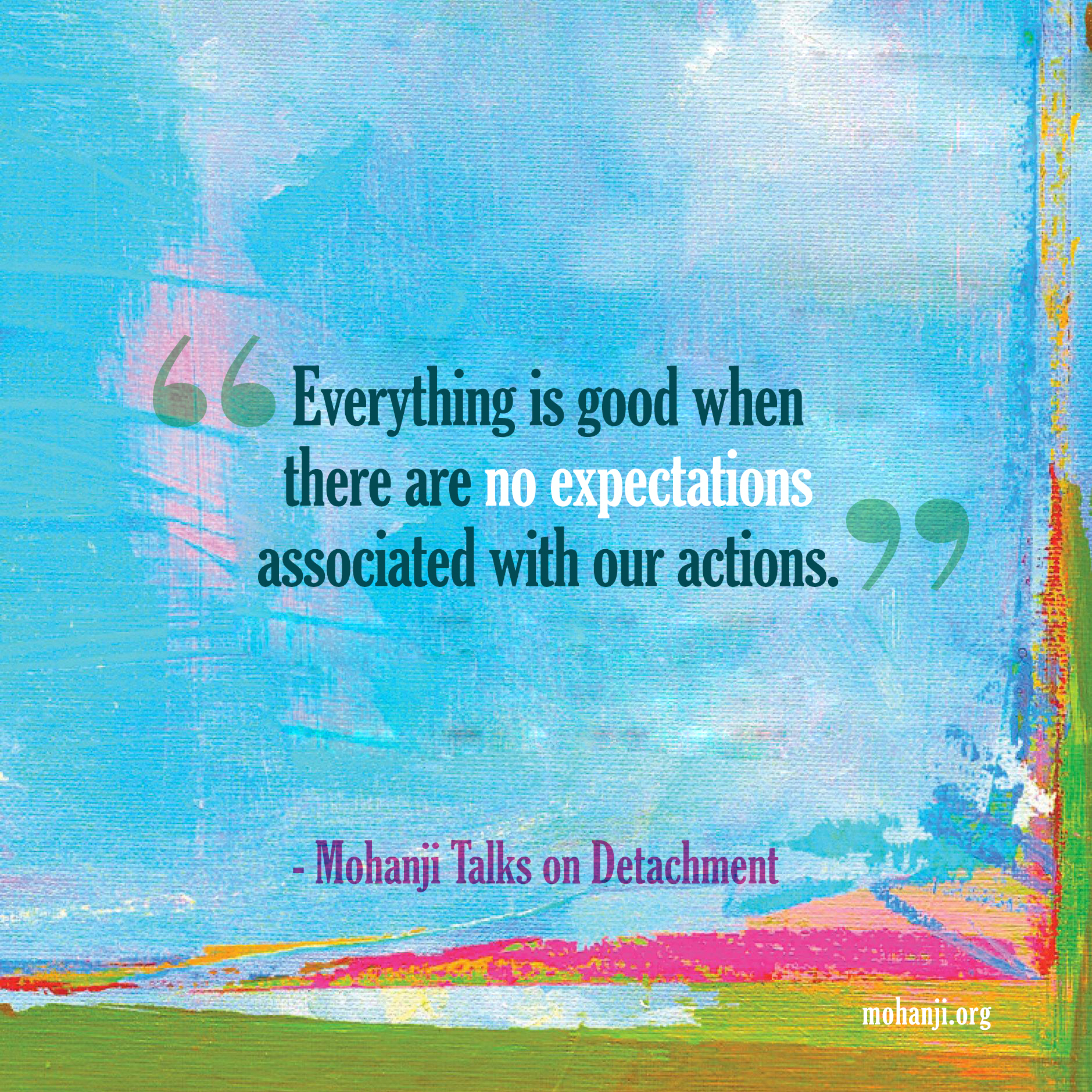 Mohanji quote - Detachment 1
