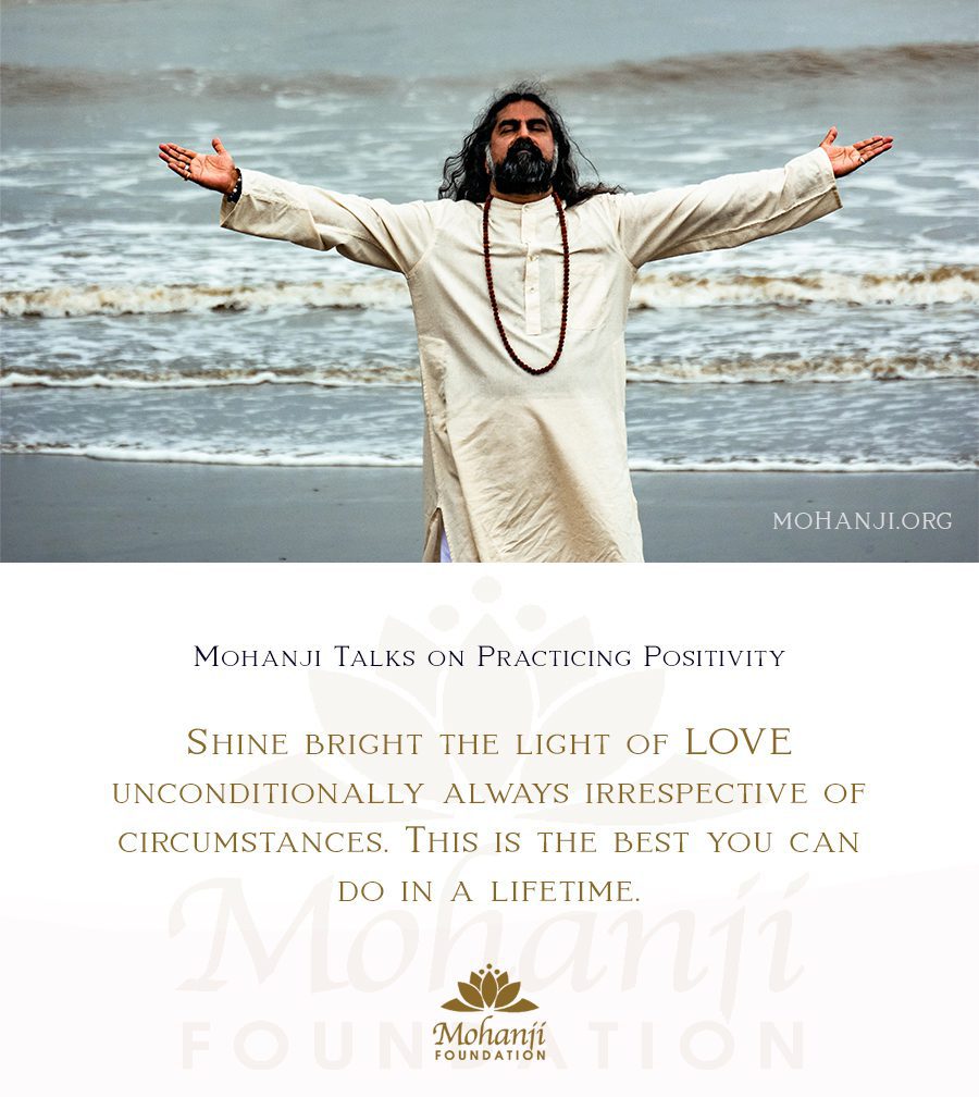 Mohanji quote - Practicing Positivity 42
