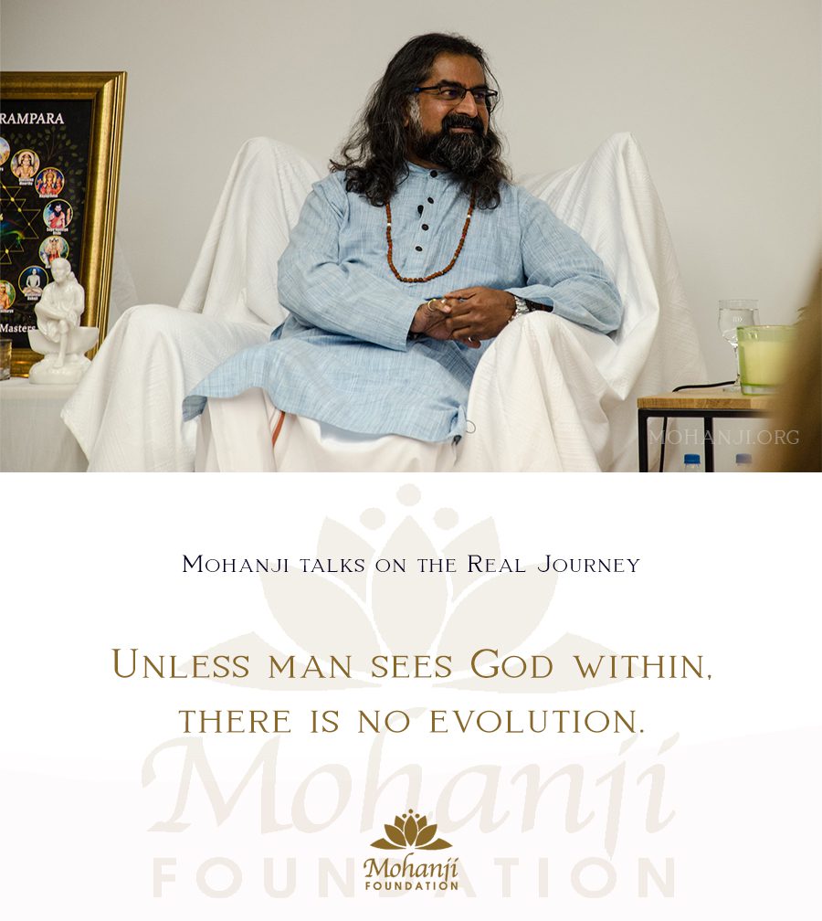 Mohanji quote - The real journey